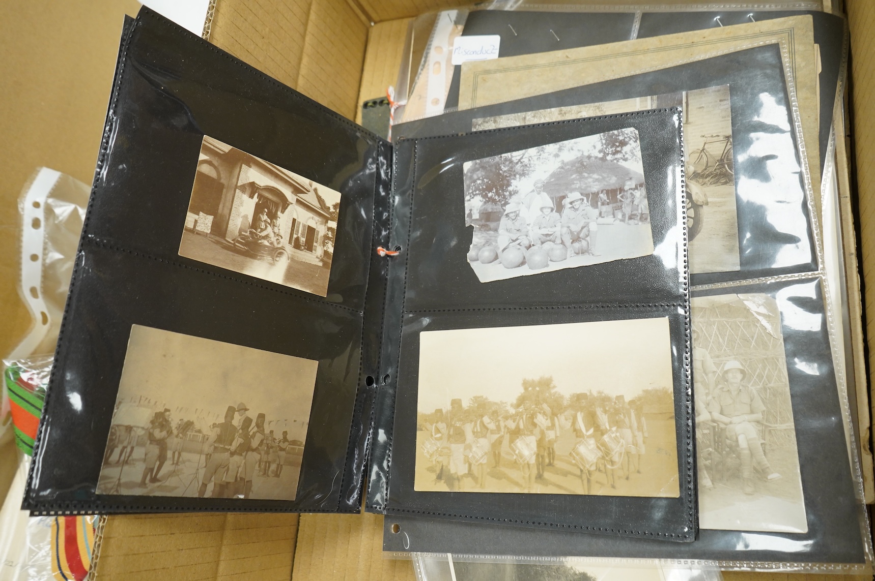 An archive of medals, papers and photographs, mainly relating to Captain Edwin Herbert ‘Teddy’ Bath, of the Somerset Light Infantry (Prince Albert’s), comprising of; four WWII medals including the Africa star and the 193